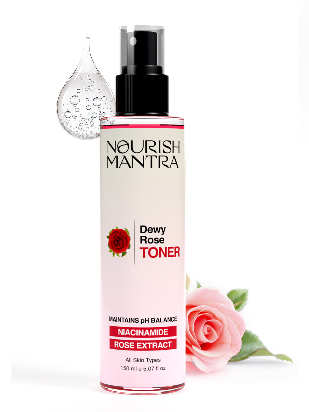 Nourish Mantra Dewy Rose Toner - 150ml