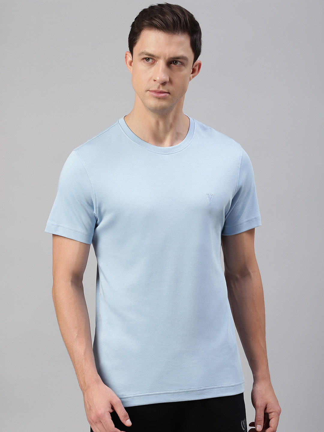 Van Heusen Innerwear Round Neck Cotton Lounge Tshirt