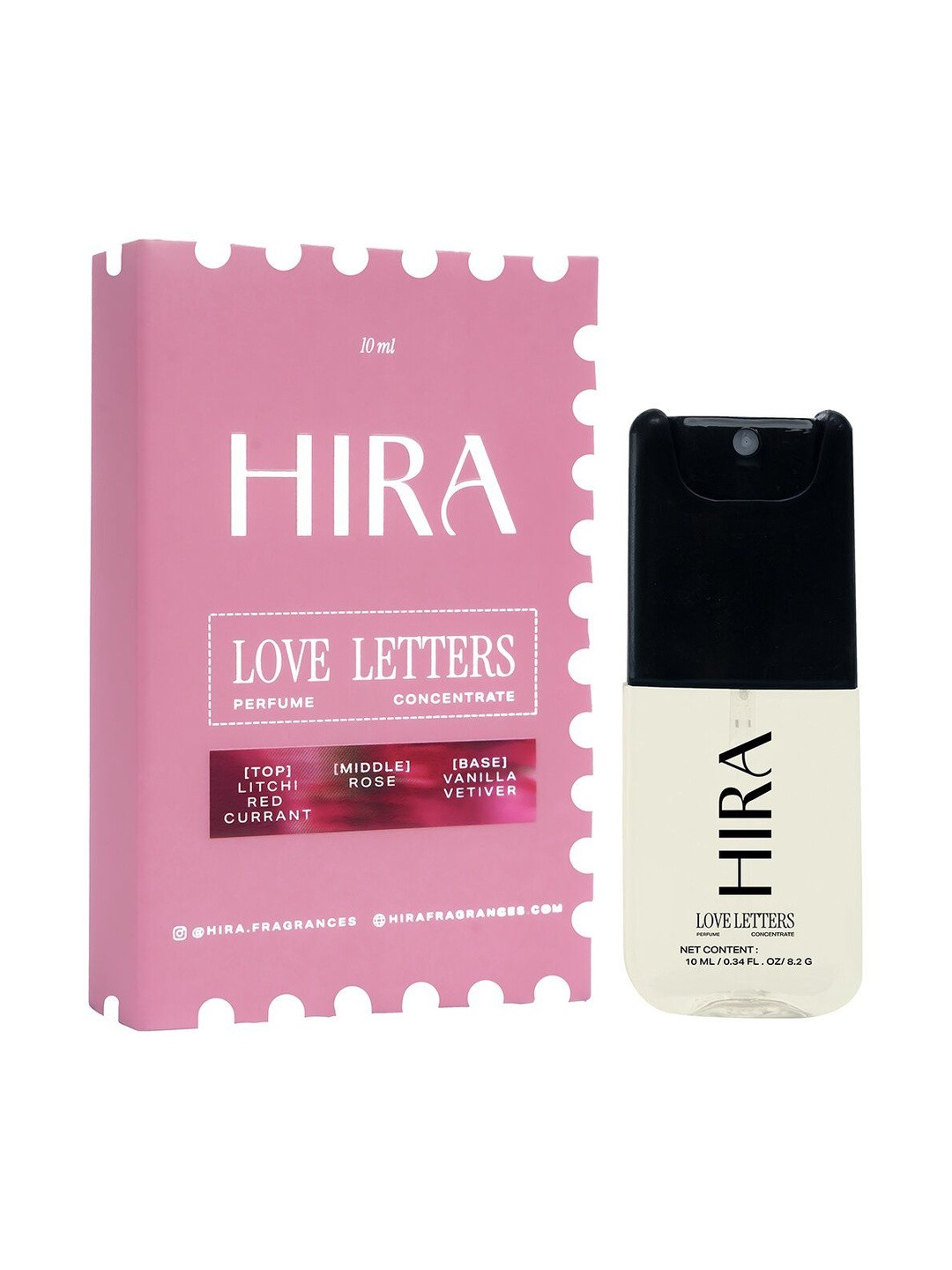 HIRA Women Love Letters Long-Lasting Perfume - 10 ml
