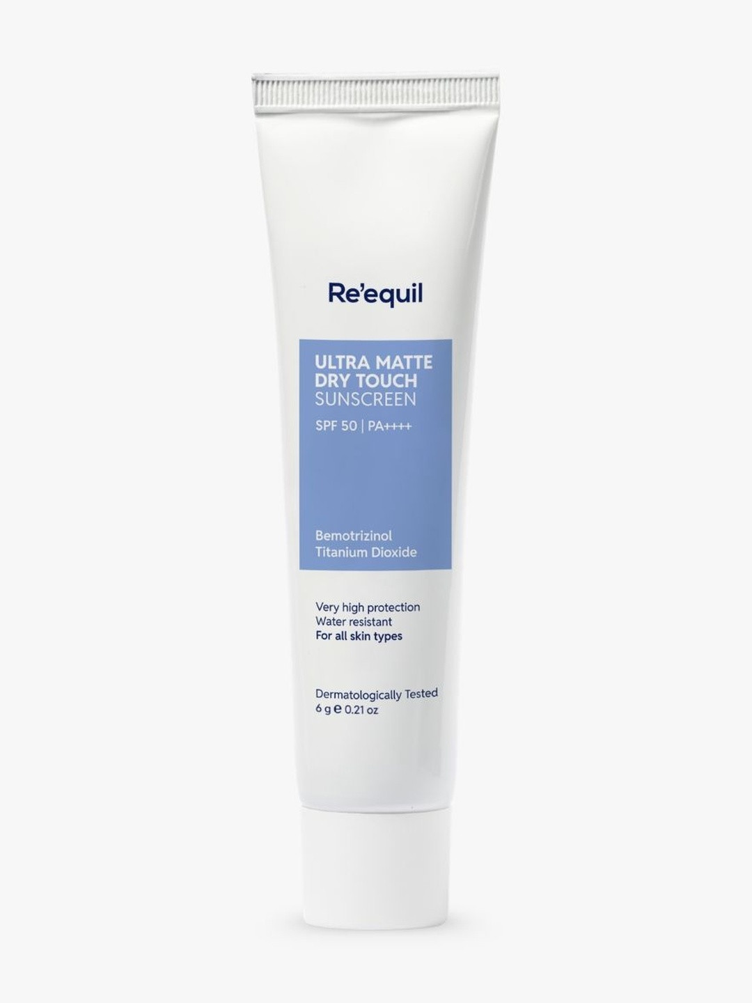 Reequil Ultra Matte Dry Touch Sunscreen Gel SPF 50 PA++++ - 6 g
