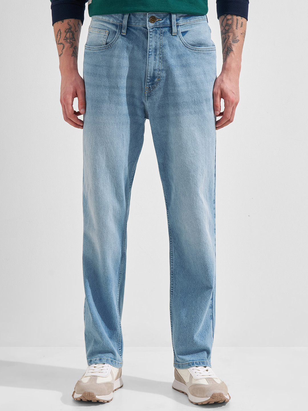 HIGHLANDER Men Relaxed Fit Light & Ice Jeans