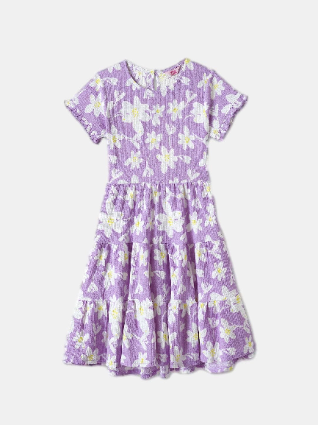 R&B Floral Print Fit & Flare Dress
