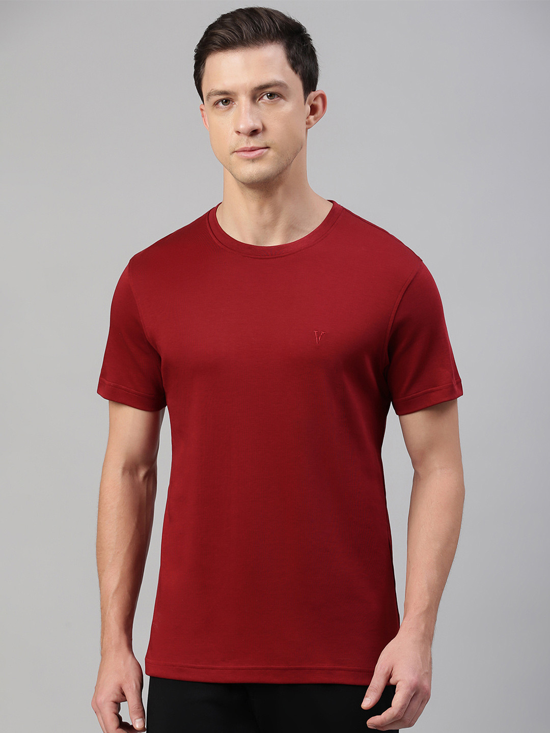 Van Heusen Innerwear Round Neck Cotton Lounge Tshirt