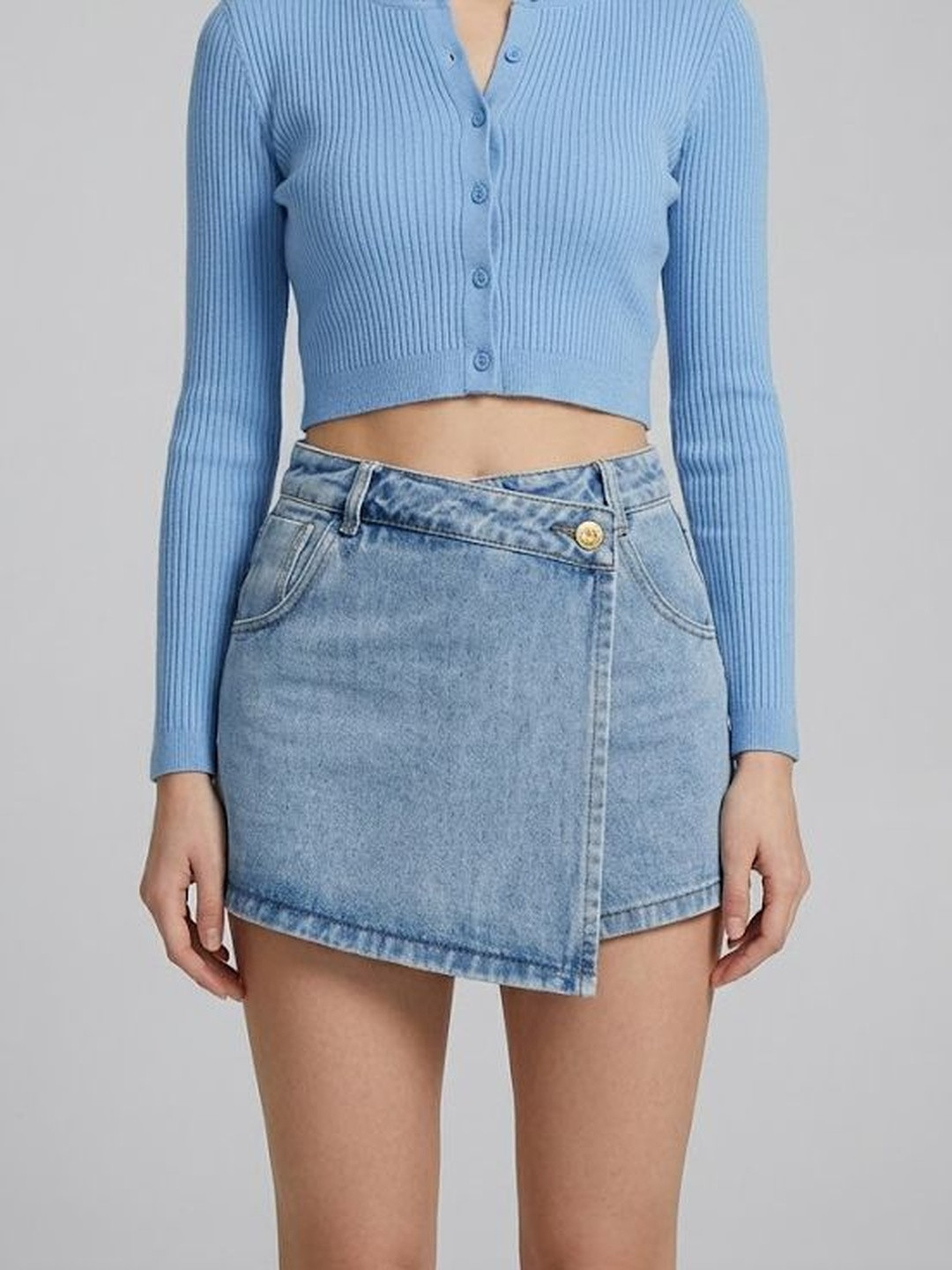 StyleCast x Revolte Women Mini Wrap Skirt