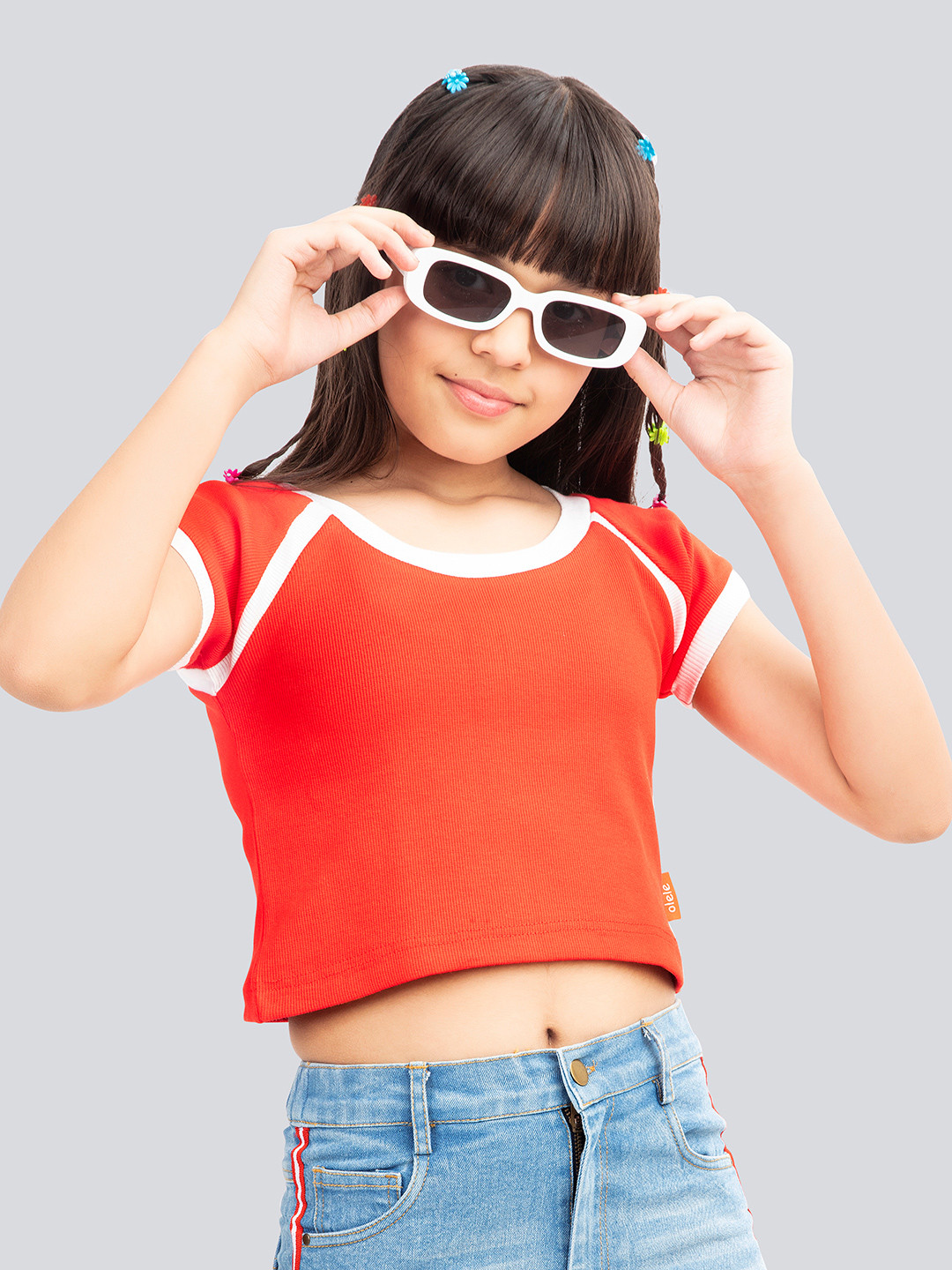 Olele Girls Cotton Blend Tops