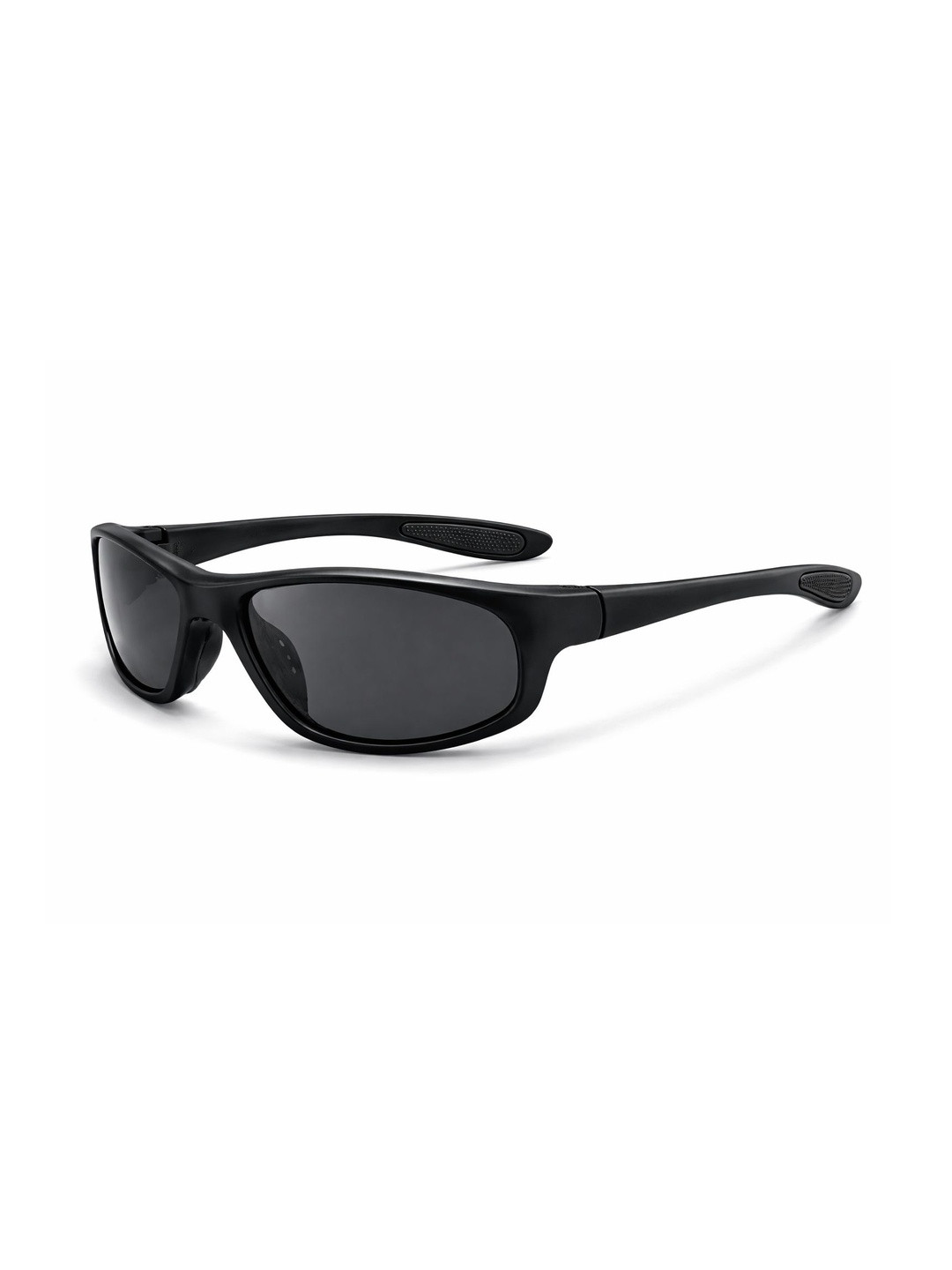 HIPE Men Black Lens & Black Sports Sunglasses with