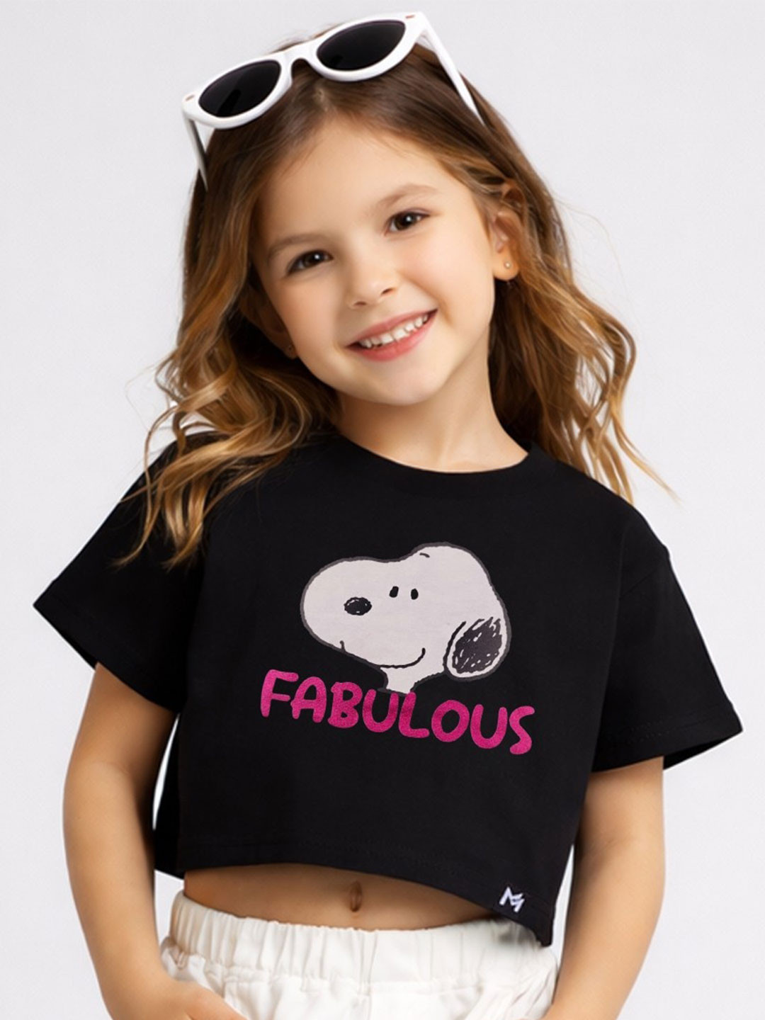 YK X Minute Mirth Girls Cotton Tshirts