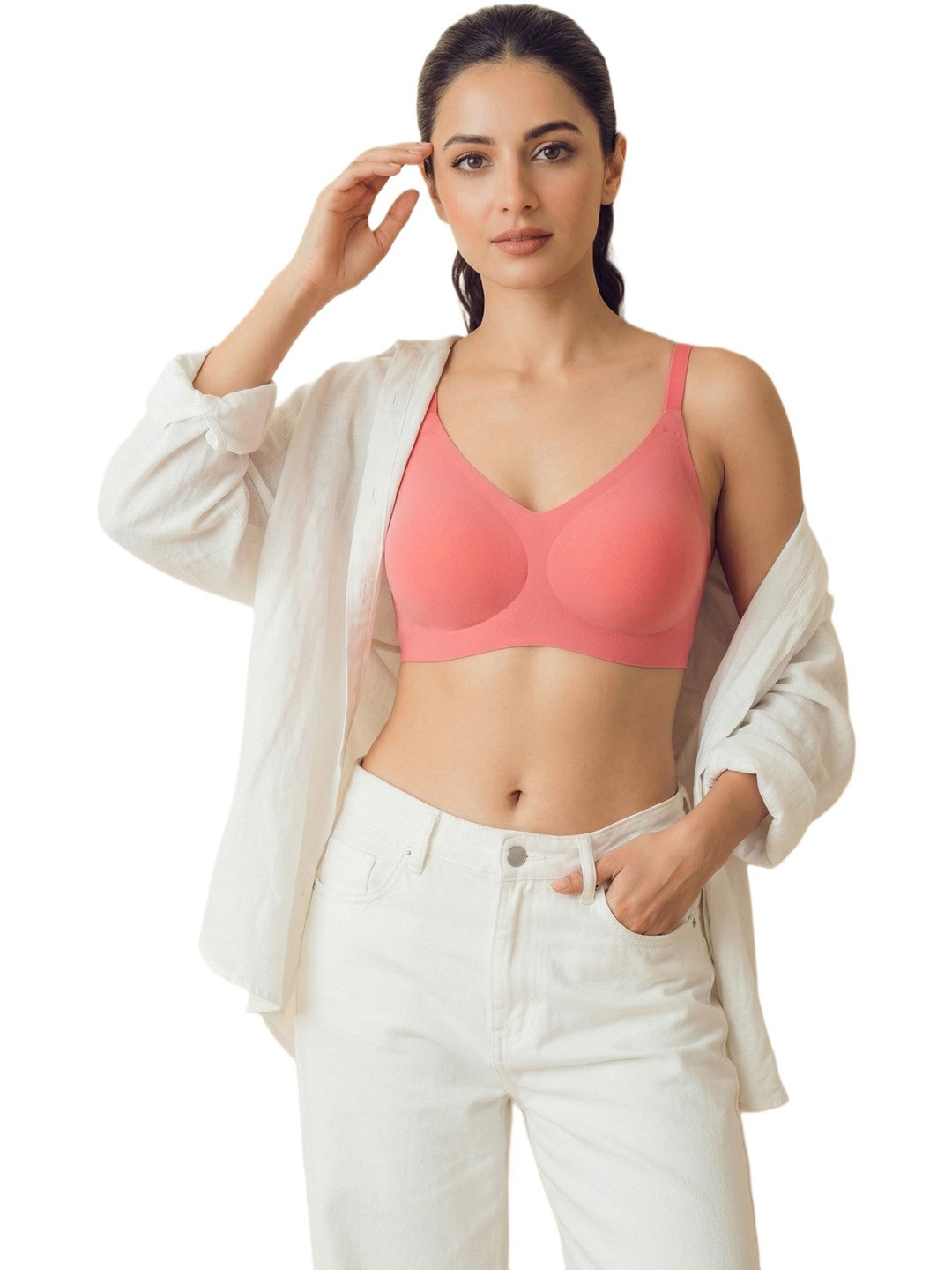 Tweens Cotton Full Coverage Padded Bonded Bra