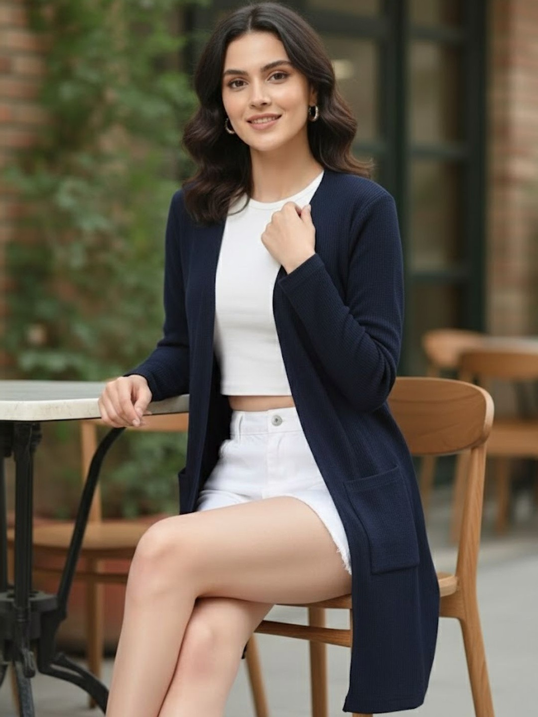 Rigo Women Longline Shrug