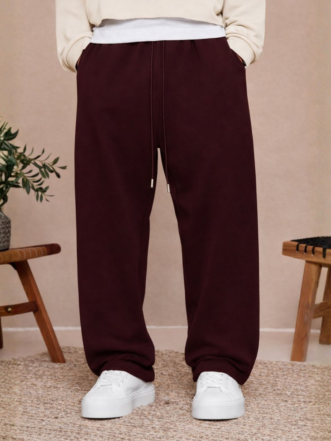 ROCKWELL Men Baggy Track Pants