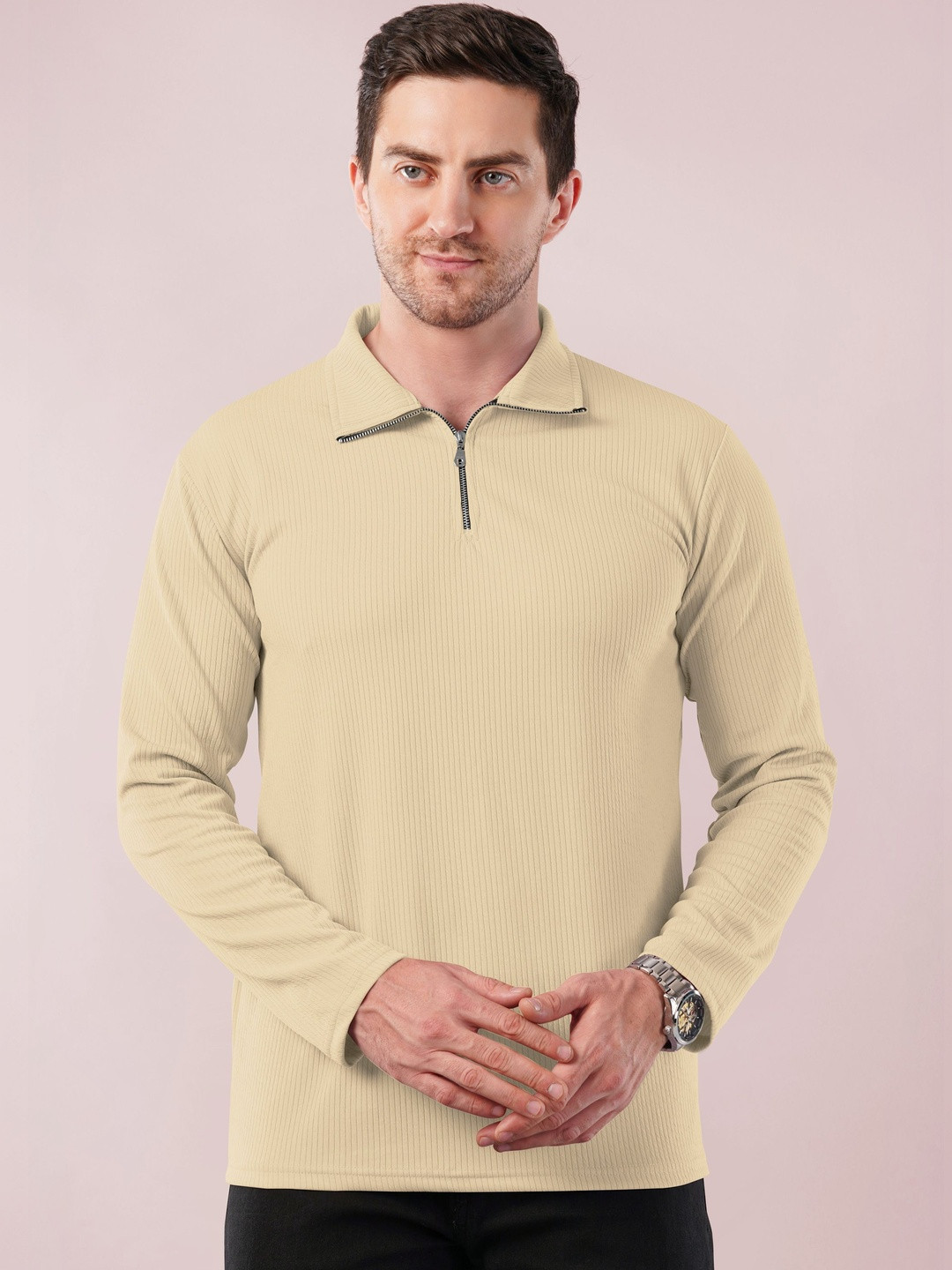 SZN Men Polo Collar T-shirt