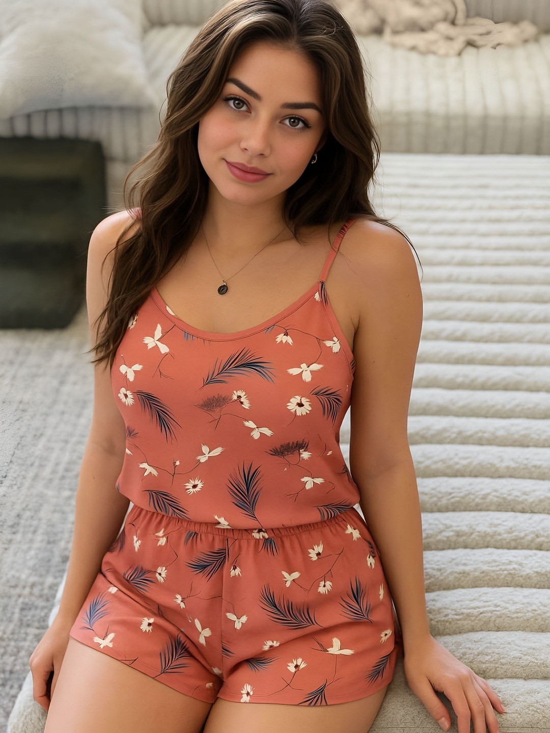 VEGAL Women Printed Night suit