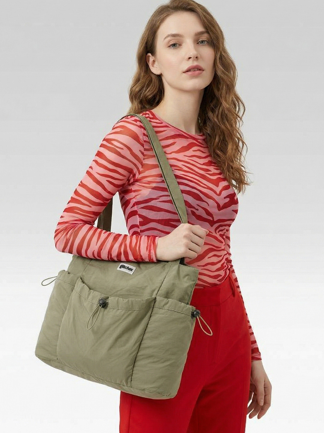 glitchez Solid Canvas Tablet Sleeve Small Structured Shoulder Bag