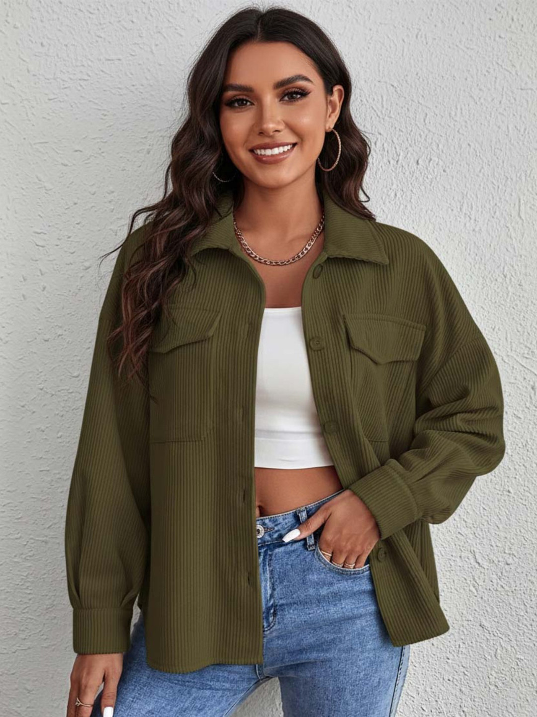 SZN Women Green Solid Tops