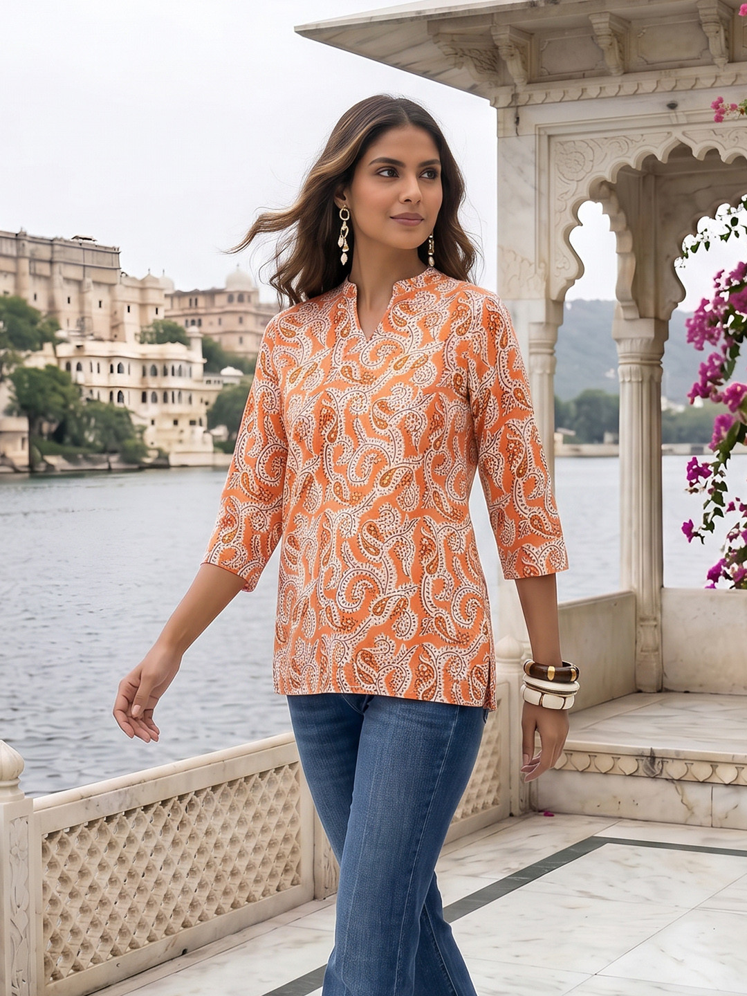 Anouk Rustic Paisley Printed Kurti