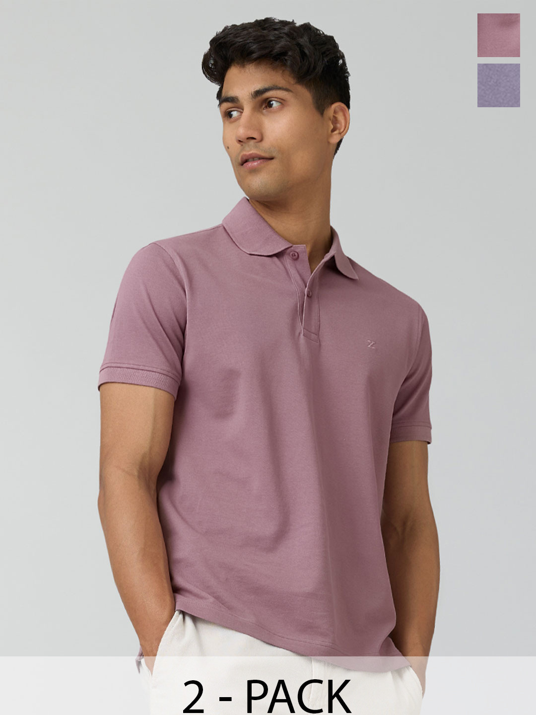 XYXX Men Polo Collar Pockets T-shirt