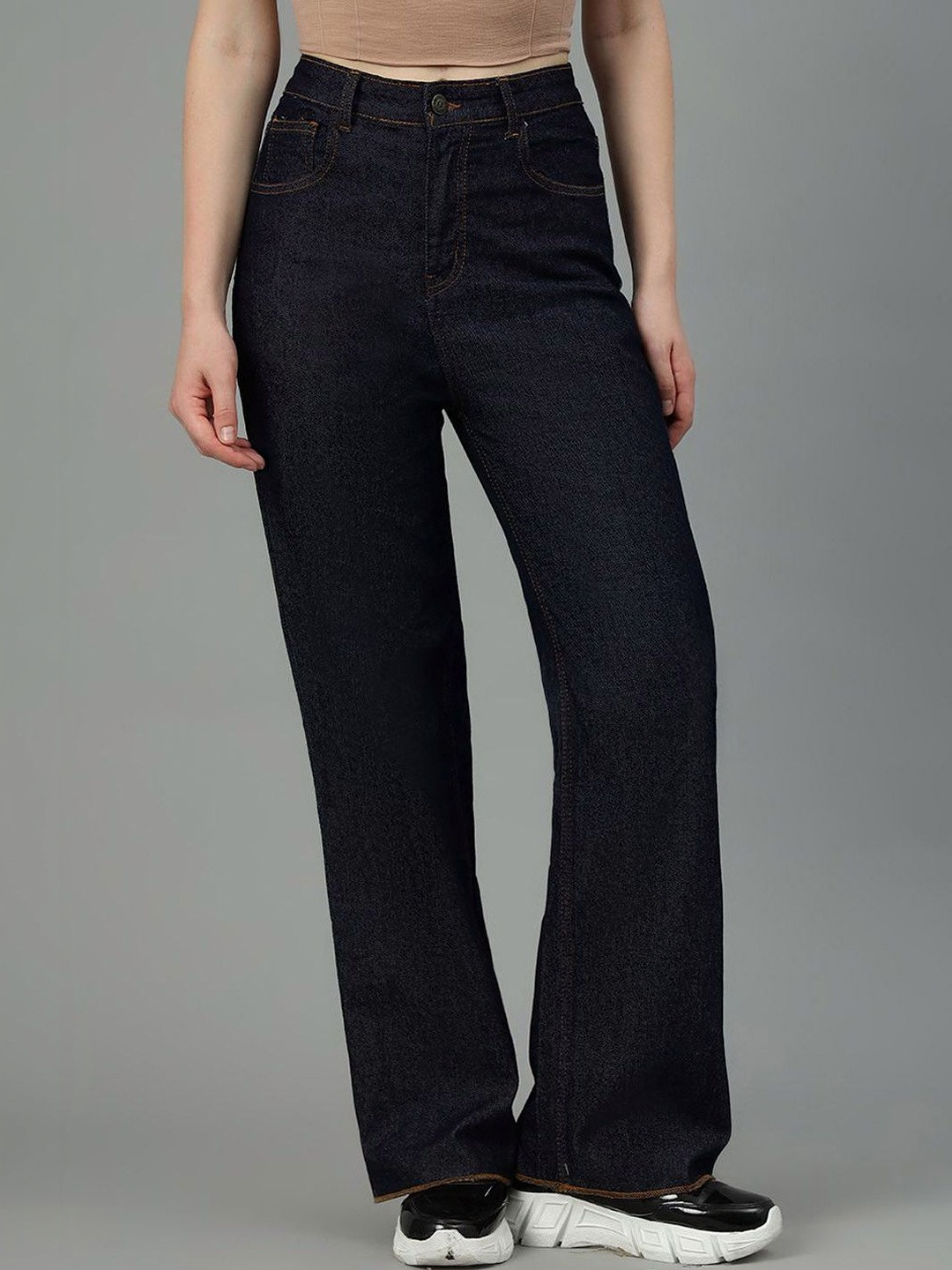 Stylecast X Kotty Women Jean Bootcut High-Rise Stretchable Jeans