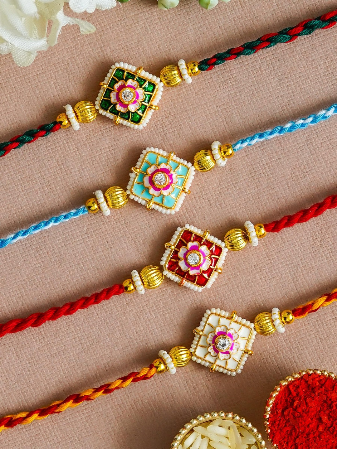 SHINE HUB Thread Rakhi