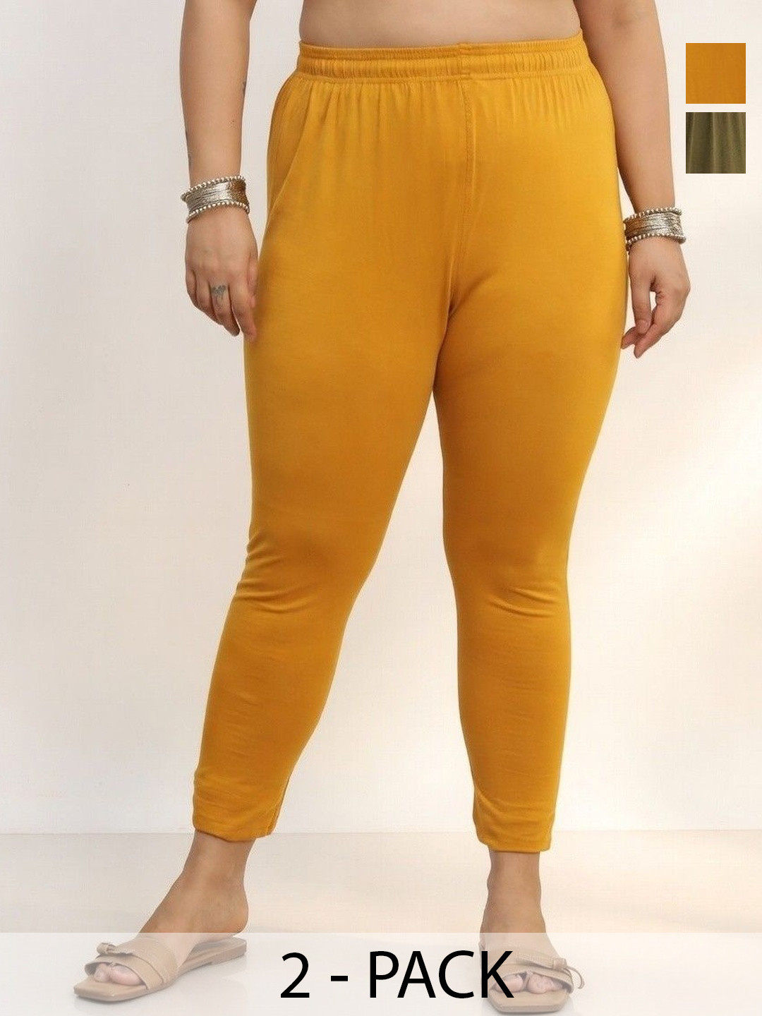 KALINI Pack of 2 Ankle Length Leggings
