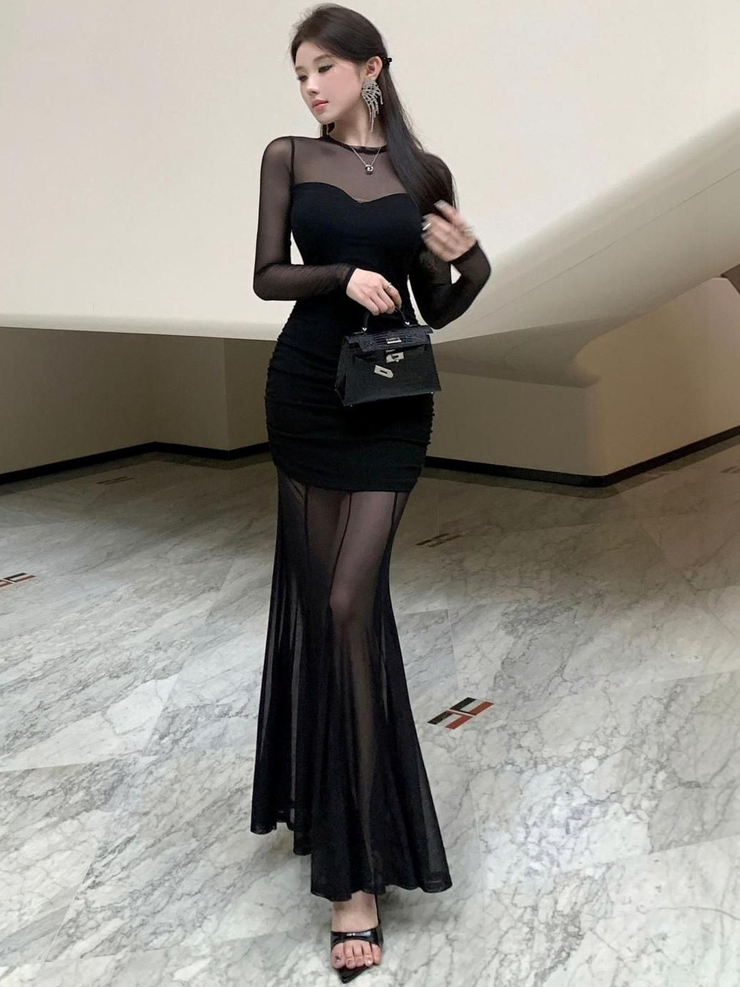 Suo Bodycon Maxi Dress