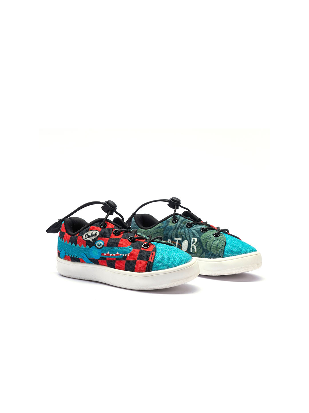 HOPUP Unisex Kids Colourblocked Slip-On Sneakers