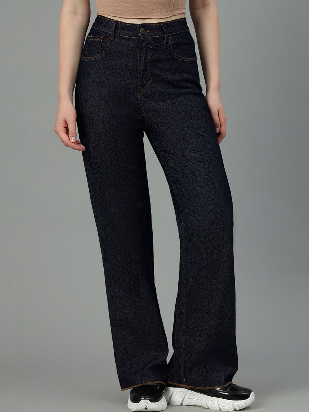 Stylecast X Kotty Women Jean Bootcut High-Rise Stretchable Jeans