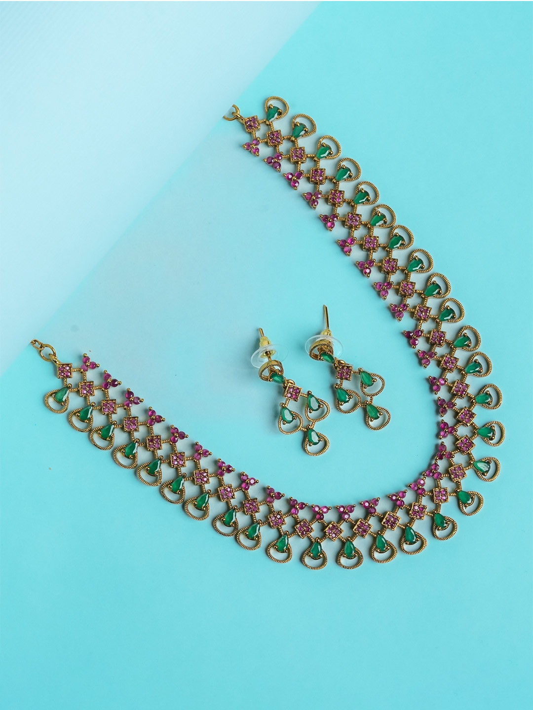 Vosgi Brass Gold-Plated Necklace