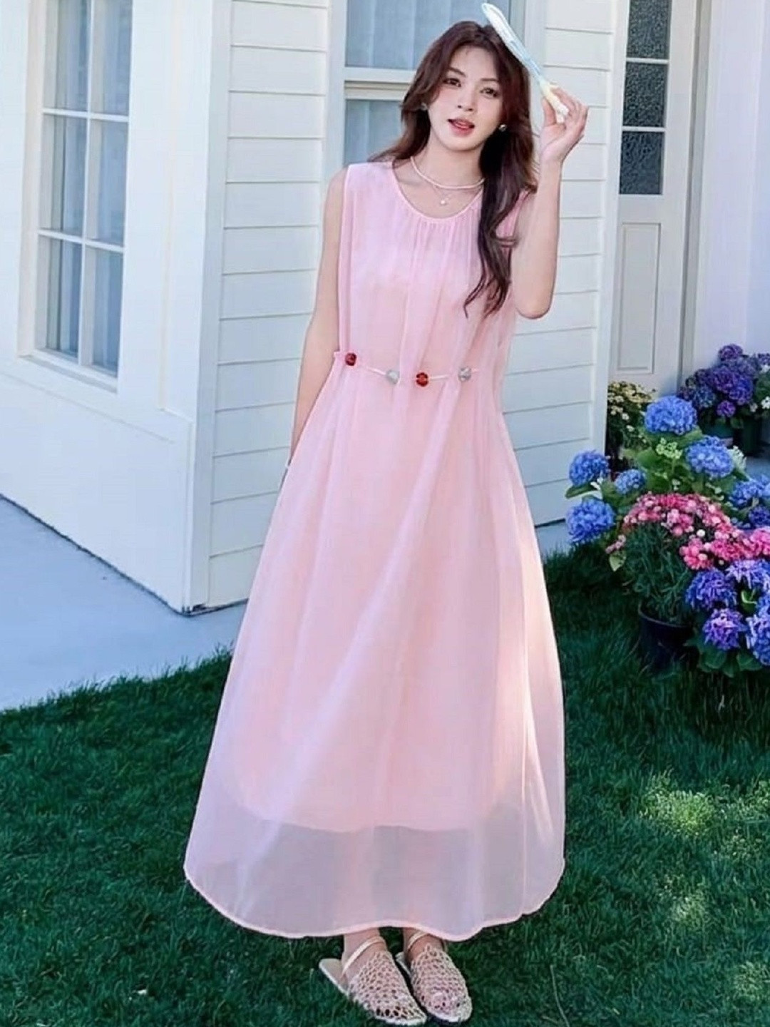 POLLOLOCO A-Line Midi Dress