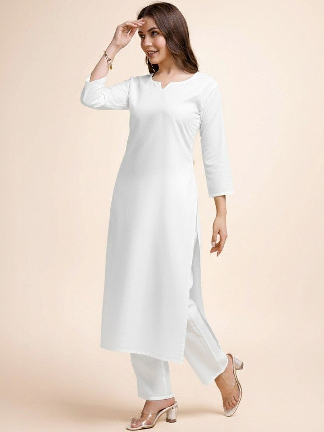 JDS LIFESTYLE Women Regular Pure Cotton Kurta with Trousers