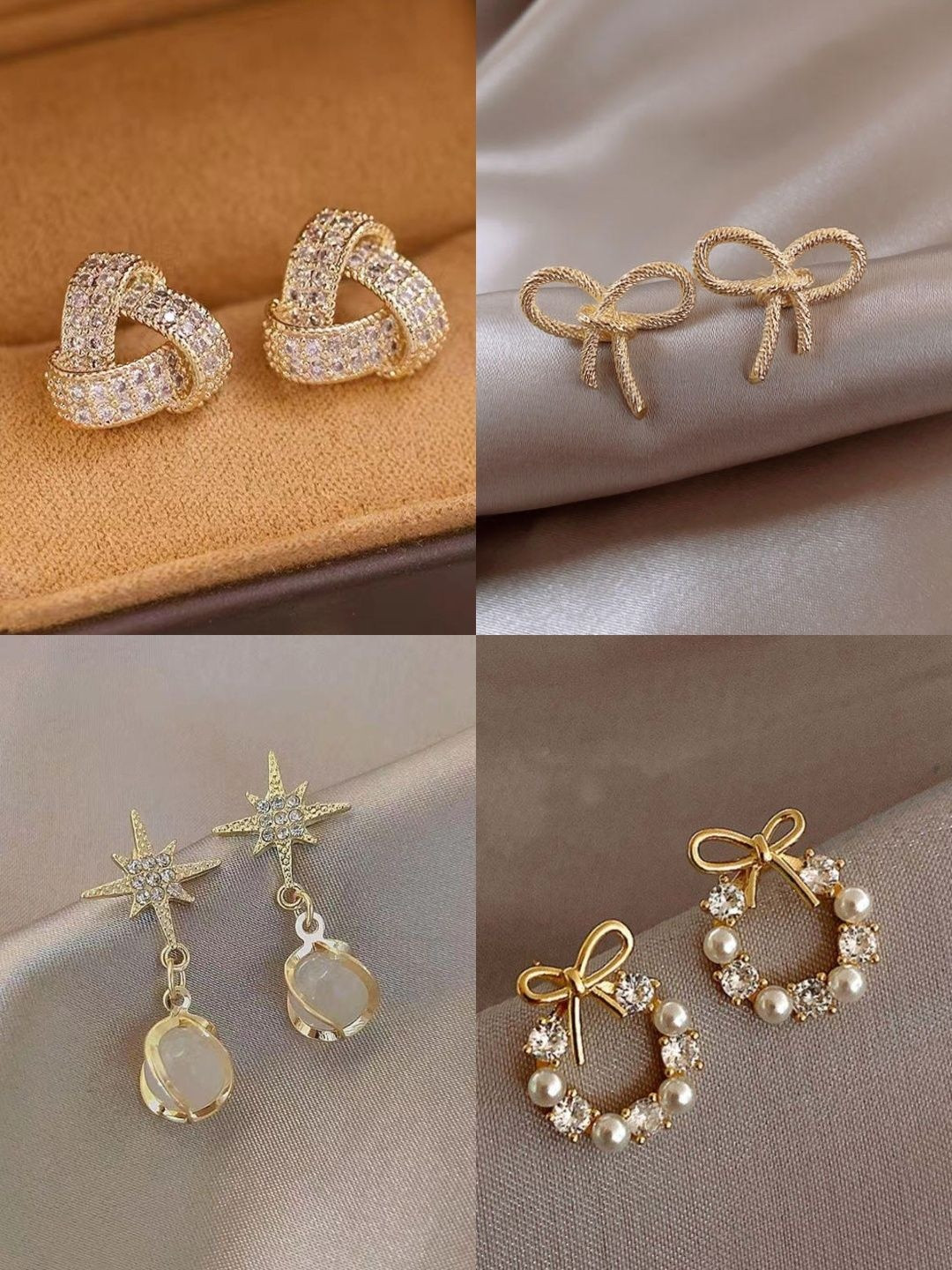 alamodey Geometric Studs Earrings