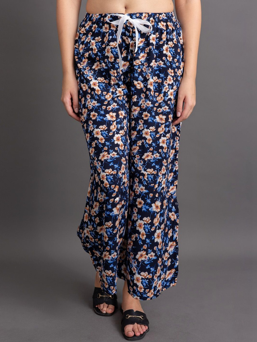 KALINI Women Floral Printed Palazzos