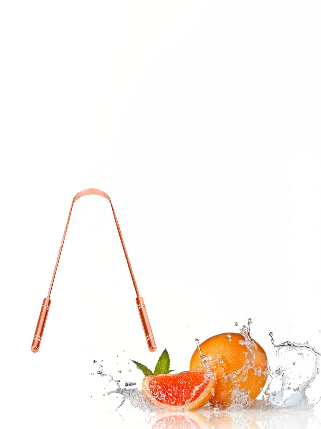 WonderCare Set Of 2 Copper-Tongue Cleaner With Handle