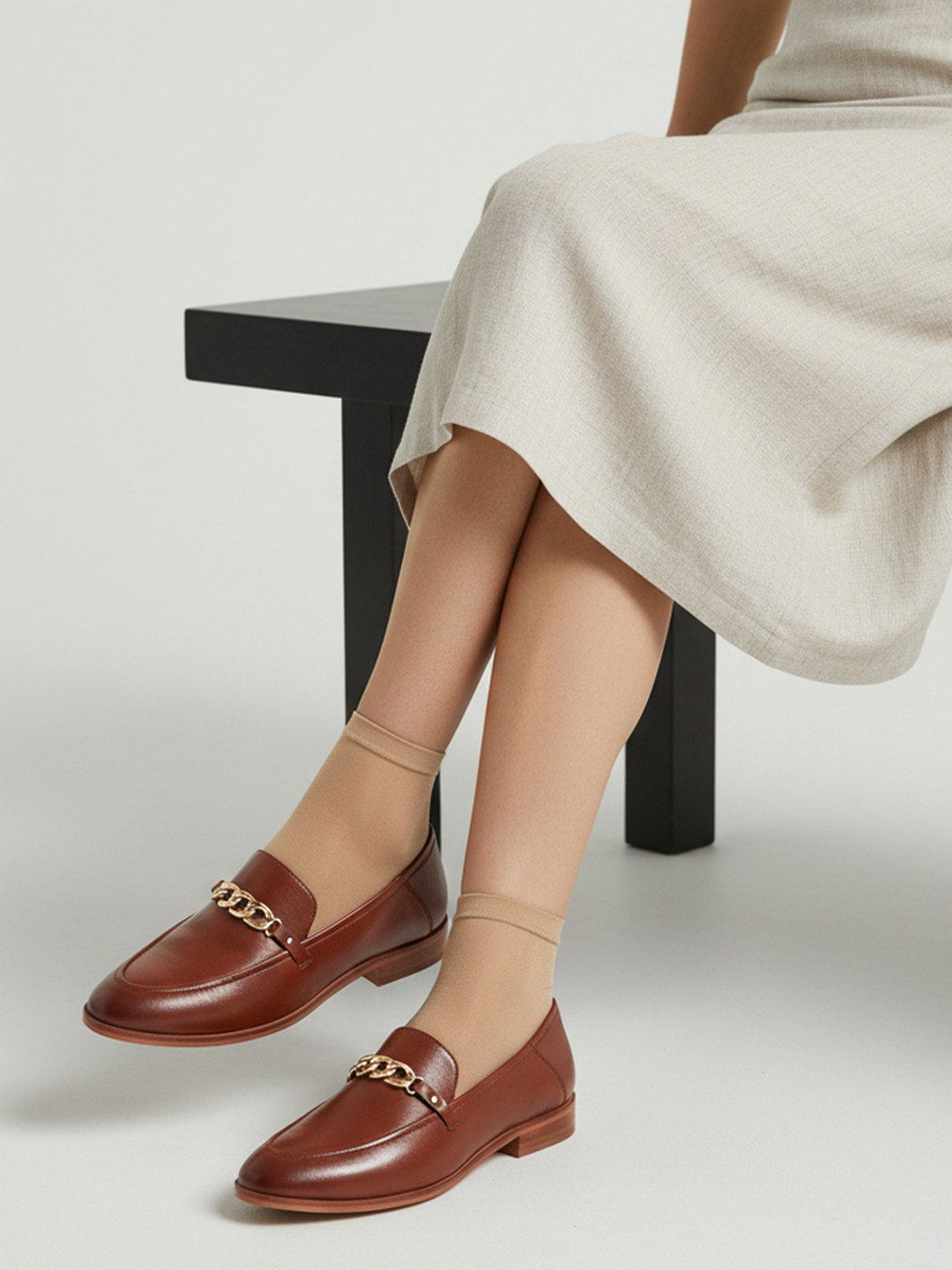 Kenneth Cole Women Leather Embellished Loafers
