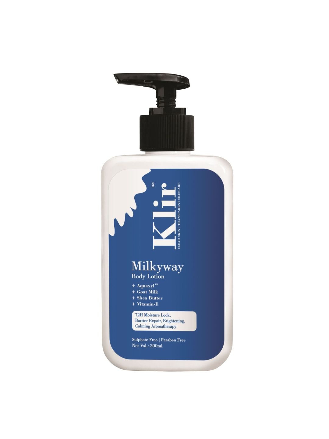 KLIR Milkyway Body Lotion with Aquaxyl - 200 ml