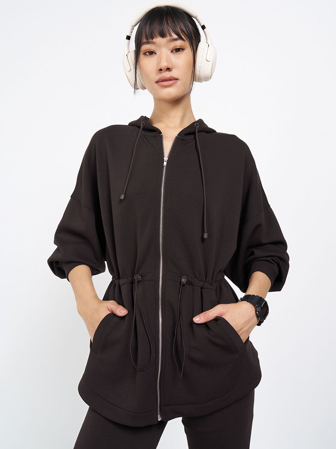 Ajile by Pantaloons Lightweight Hooded Puffer Jacket