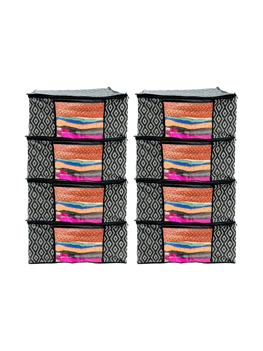 ANKIT INTERNATIONAL Black Set of 6 Regular Multi-Utility Organisers