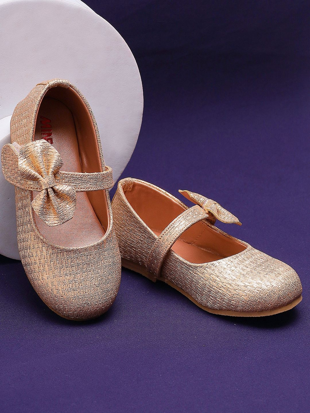 Minesole Girls Textured PU Fashion