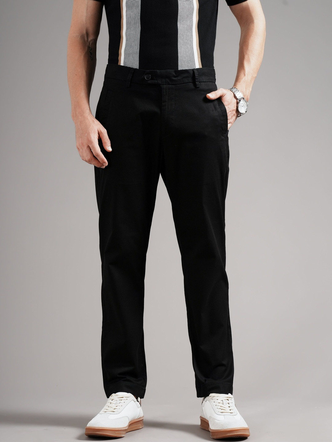 British Club Men Tailored Low-Rise Trousers