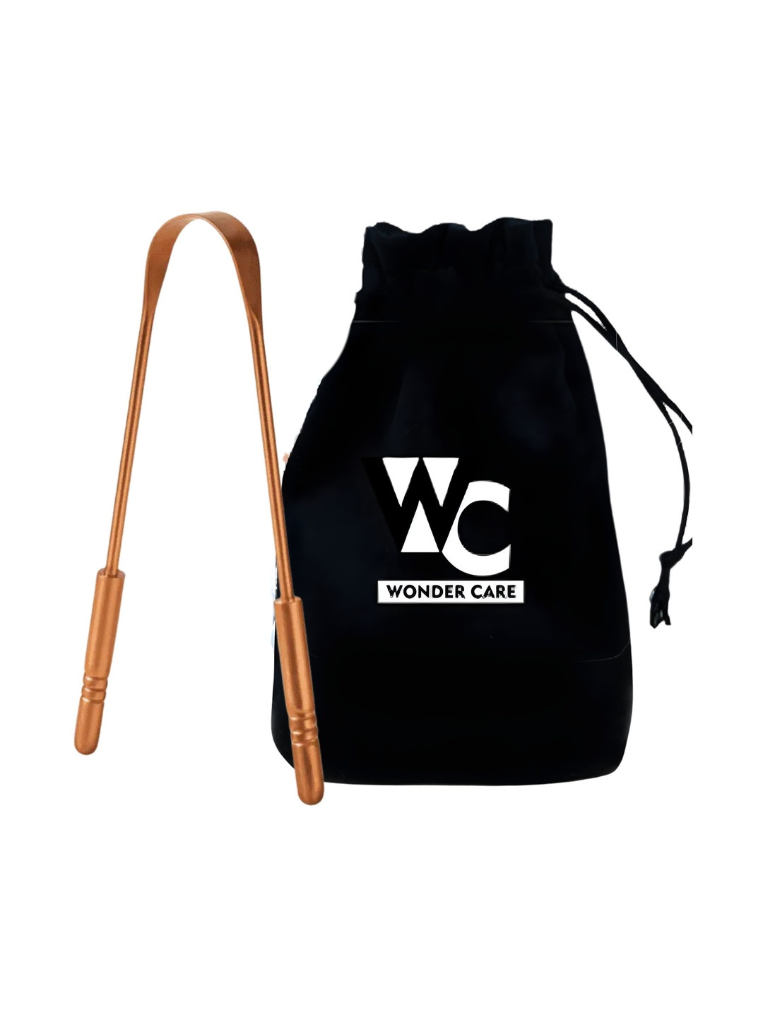 WonderCare Copper-Tongue Cleaner With Handle