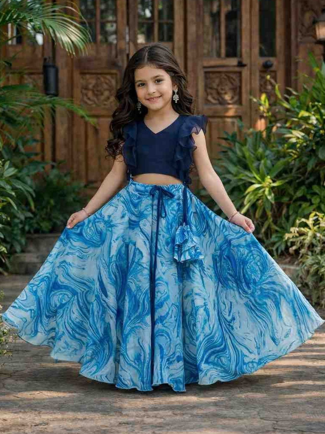 KALINI Girls Ready to Wear Lehenga &
