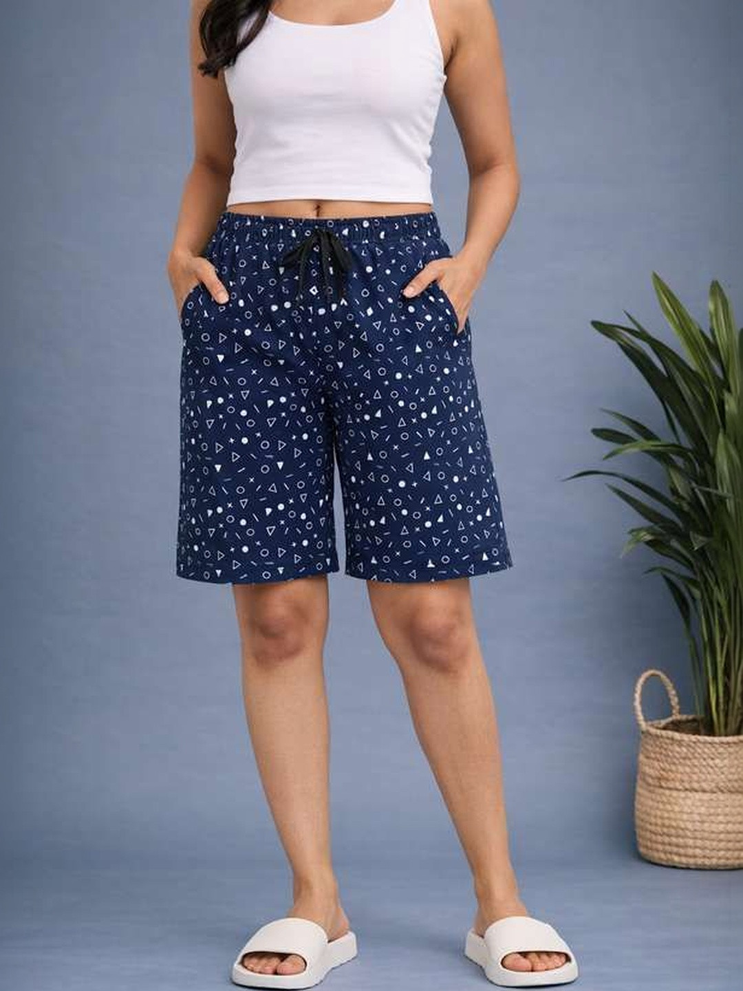 ALIZA Women Printed Running Shorts
