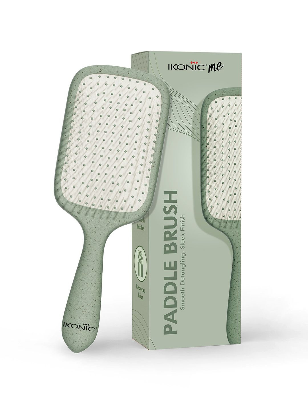 Ikonic IKM-3016 Me Paddle Brush - Jade Green