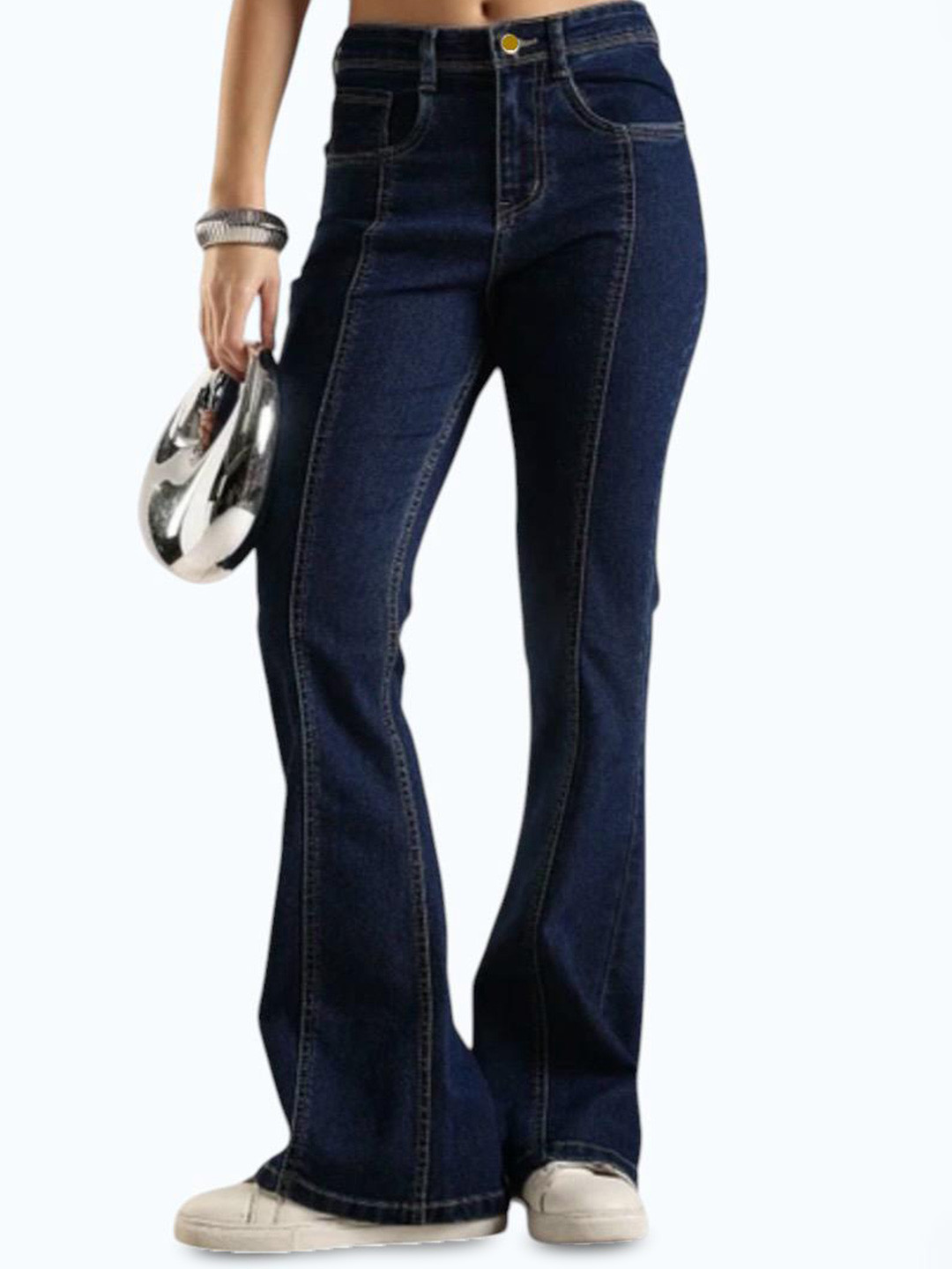 Angelo Women Bootcut High-Rise Stretchable Jeans