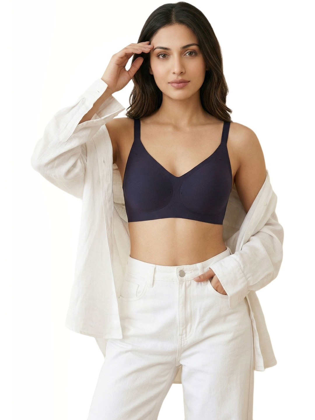 Invisifit Cotton Padded Full Coverage Bonded Bra