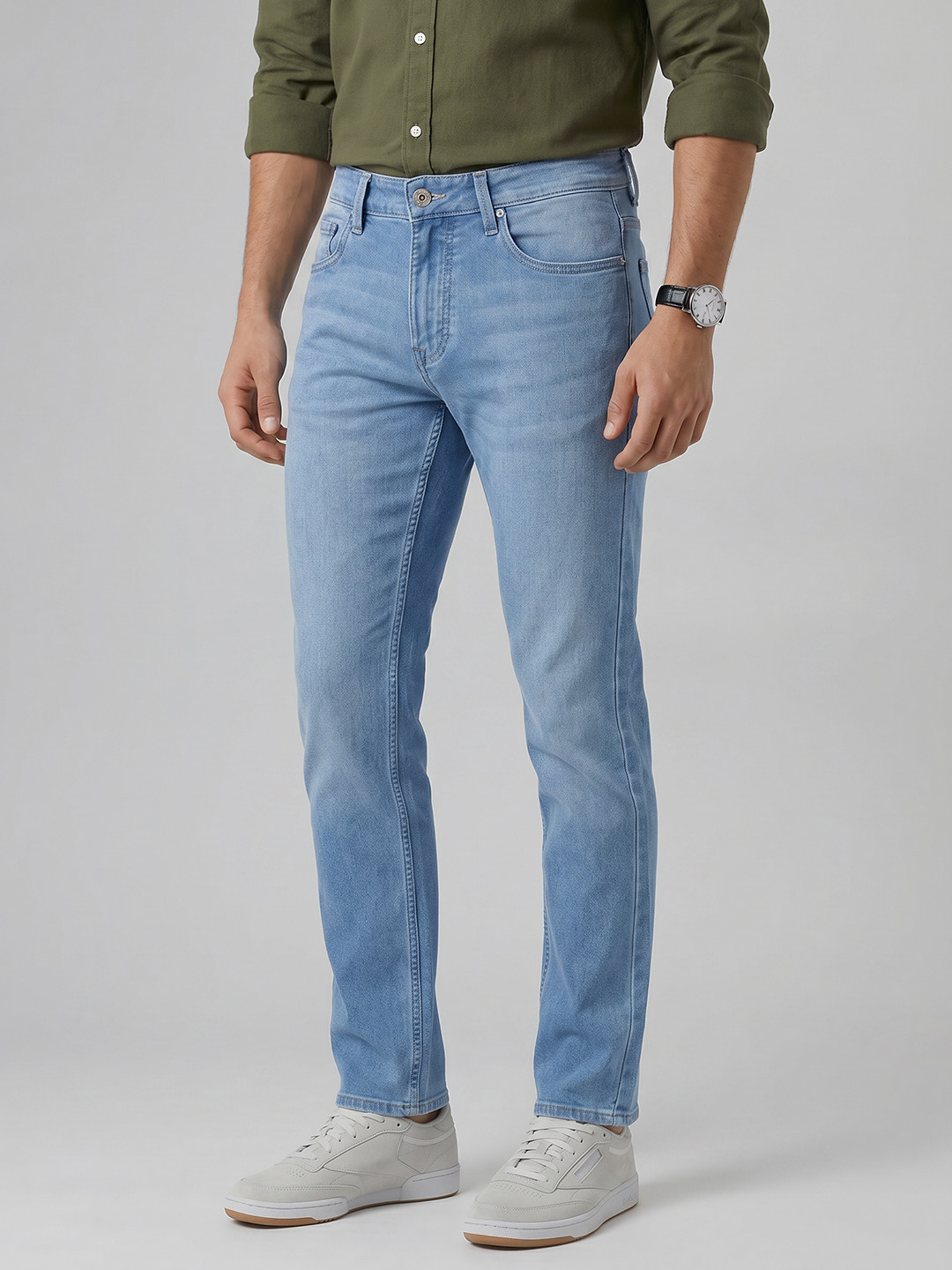 SPYKAR Men Ricardo Mid Rise Straight Fit Jeans