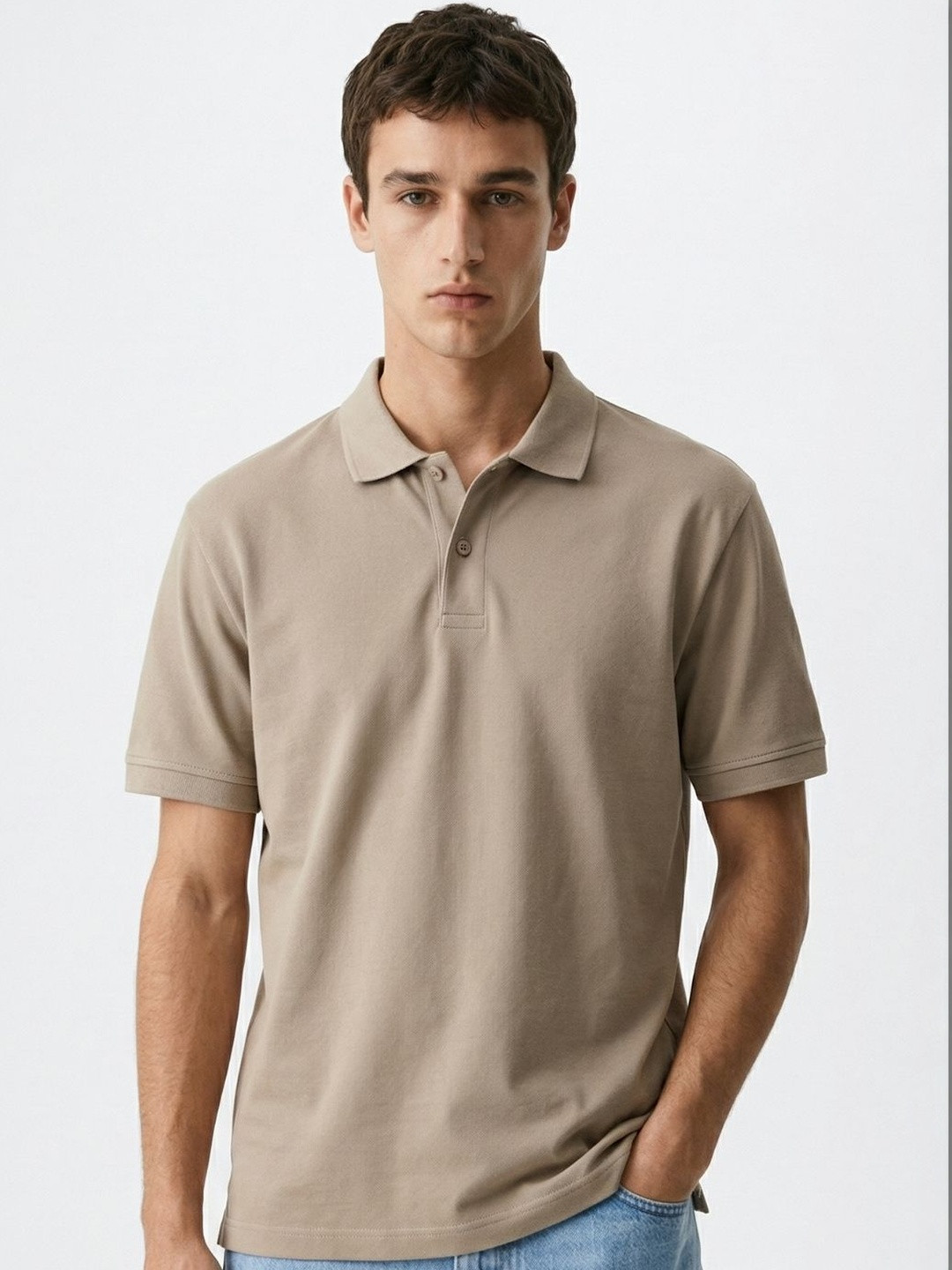 CLUB 44 Men Polo Collar T-shirt