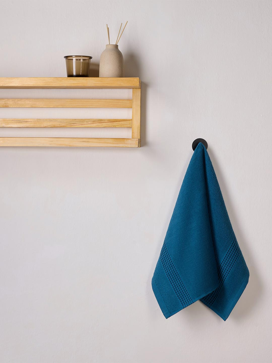 Himeya Midnight Blue 2 Pieces 320 GSM Cotton Hand Towel