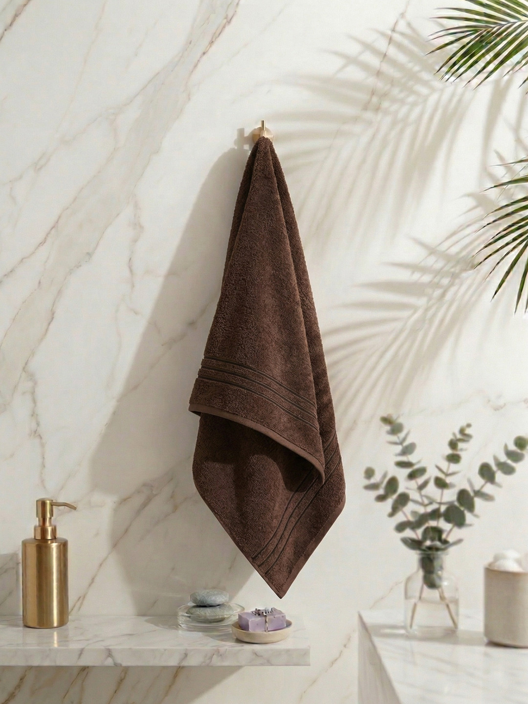Monte Carlo Jazz Dark Brown Cotton 340 Gsm 75X150 Cm 1 Bath Towel