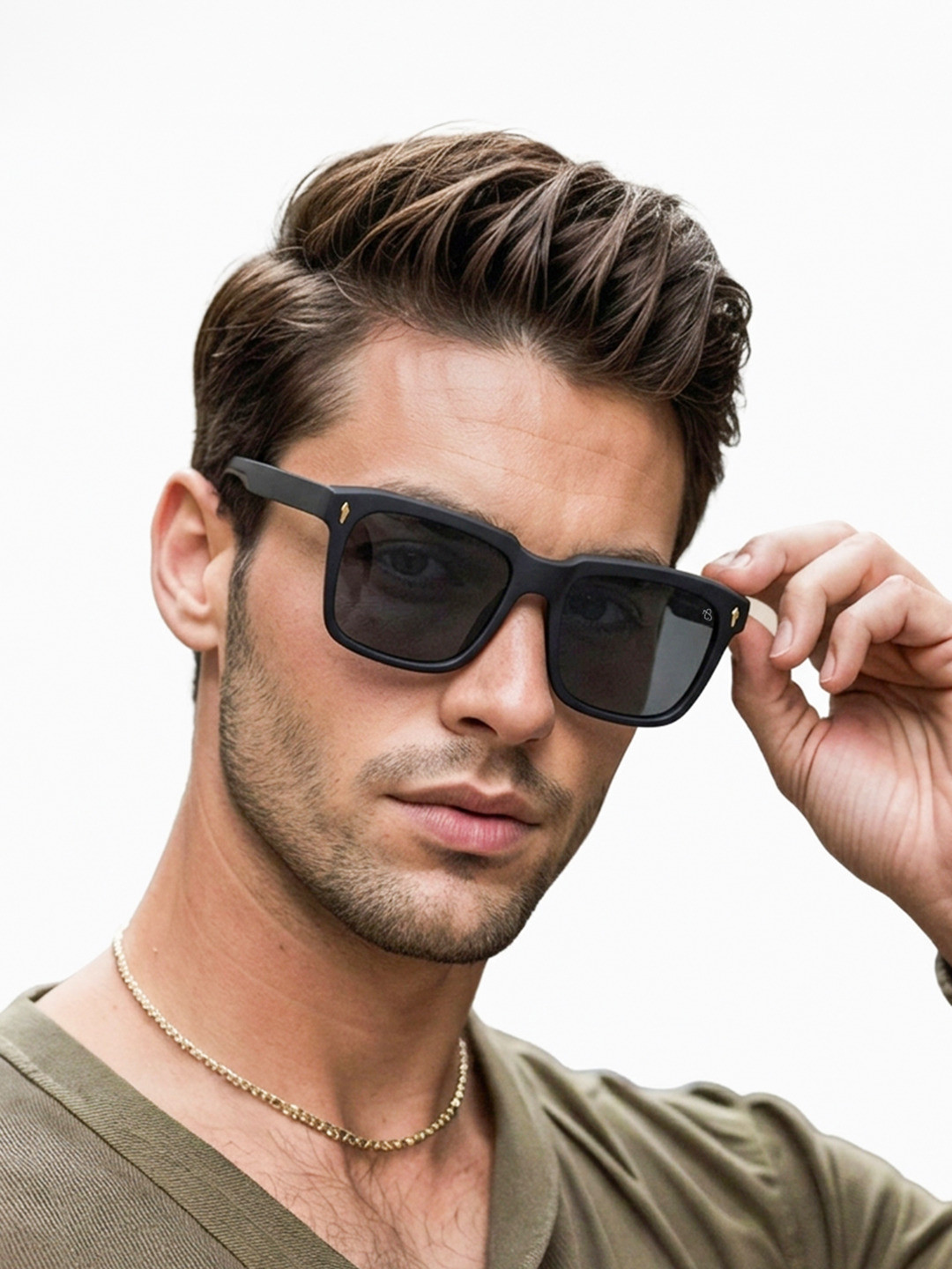 Eyejack by Voyage Unisex Wayfarer Sunglasses with UV Protected Lens 5618CL1041