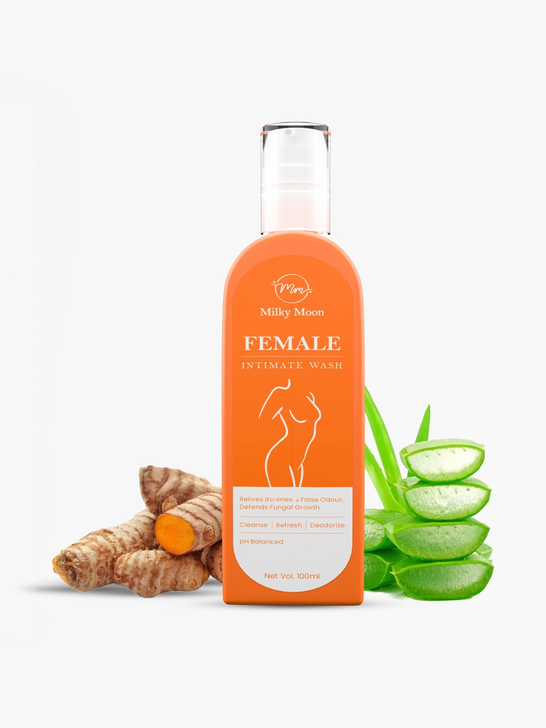 Milky Moon Female Intimate Wash - 100 ml